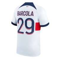 Paris Saint-Germain Bradley Barcola #29 Gostujuci Dres 2023-24 Kratak Rukav